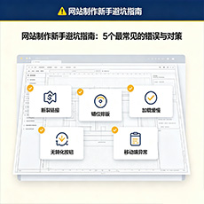 临夏建站-网站制作新手避坑指南：5个最常见的错误与对策