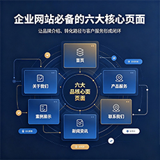 临夏建站-企业网站必备的六大核心页面